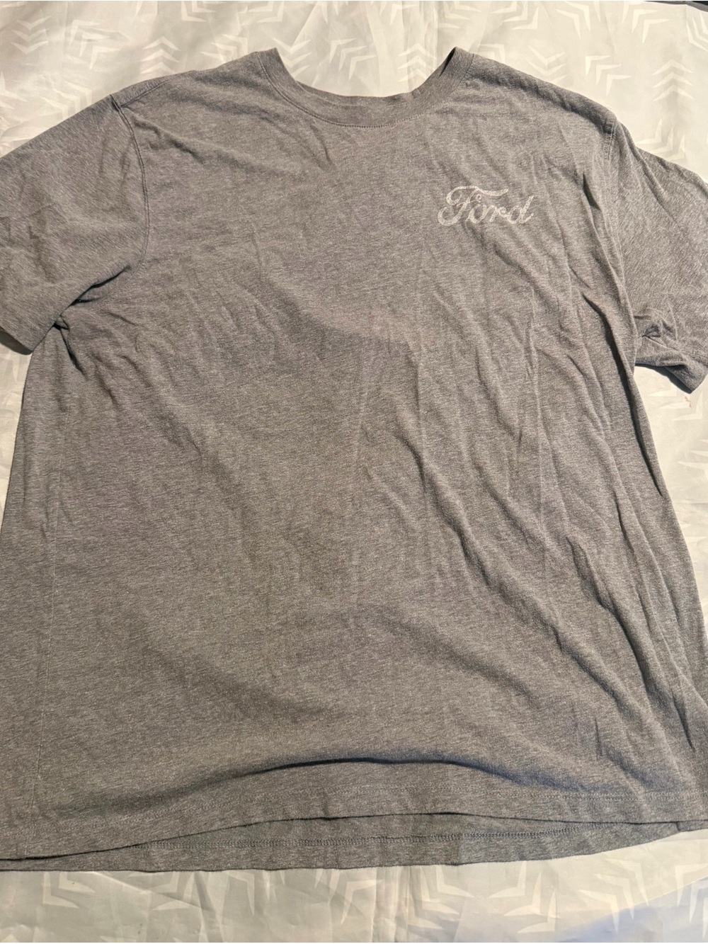 Goodfellow & Co Gray Ford Logo Short Sleeve Tee